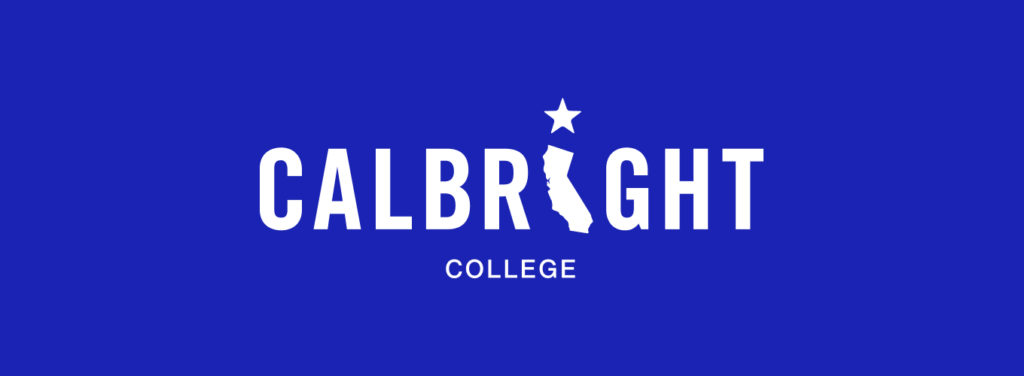 Calbright college monochrome logo.